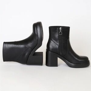 Black Heeled Booties